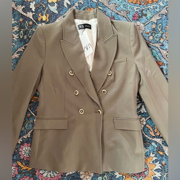 Zara tailored double breasted blazer - Picture 4 of 6